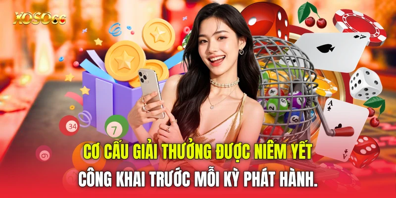 Cơ cấu giải thưởng được niêm yết công khai trước mỗi kỳ phát hành.